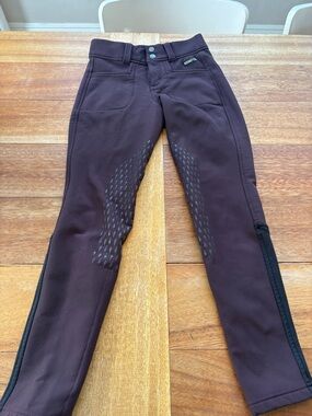 Kerrits Fleece purple Riding Tights